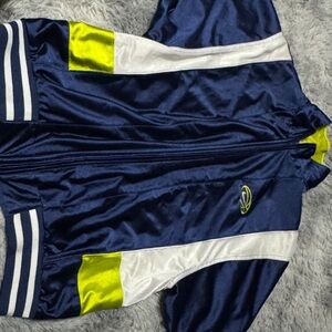 Nike Lime and Navy Mesh Jacket